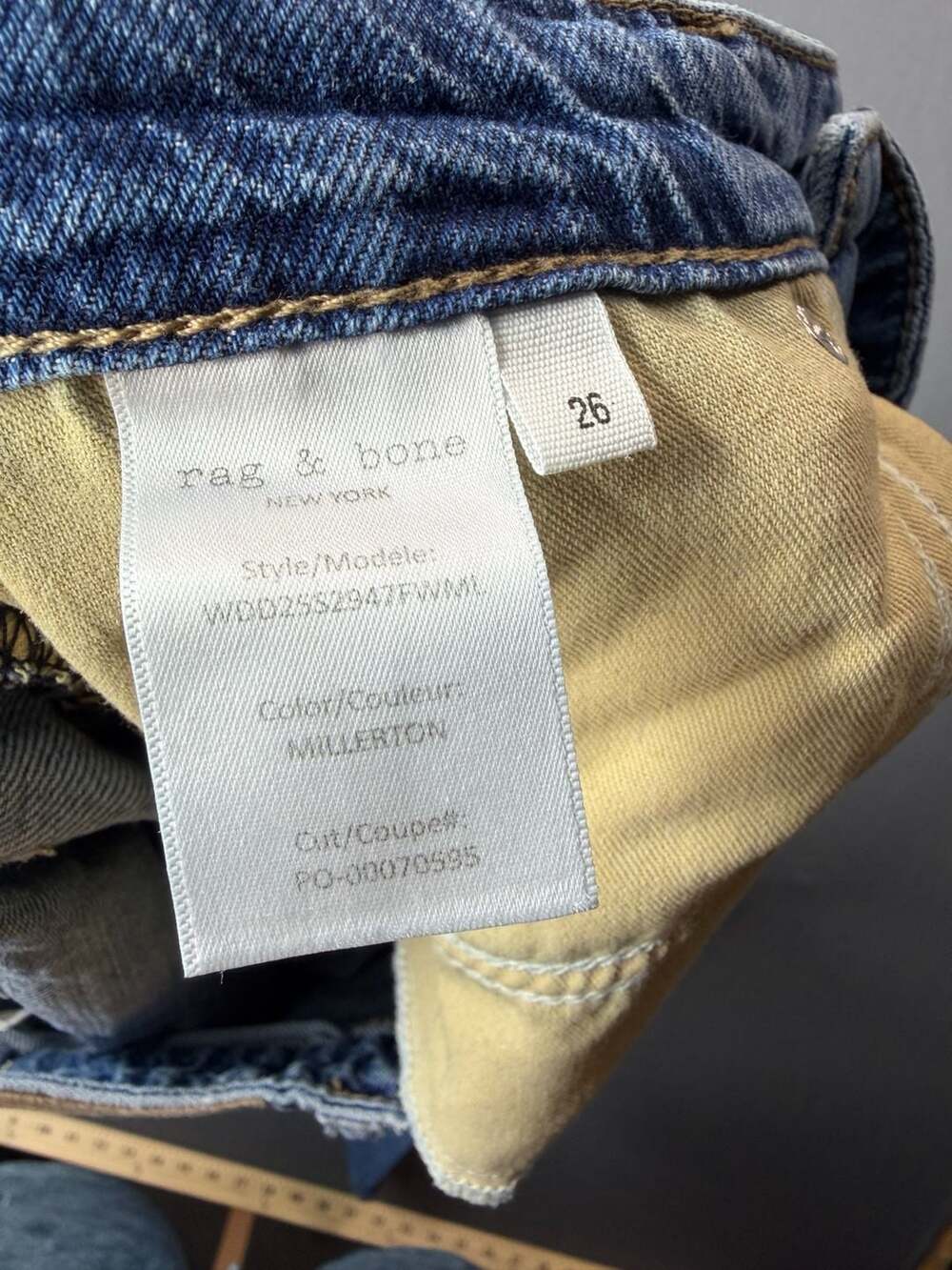 Rag & Bone Dre Low-Rise Baggy Boyfriend Jeans Millerton Size 26 - Picture 4 of 11